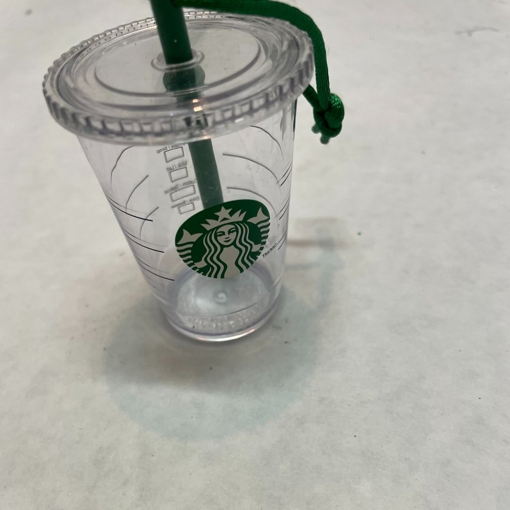 2014 Starbucks ornament with removable straw